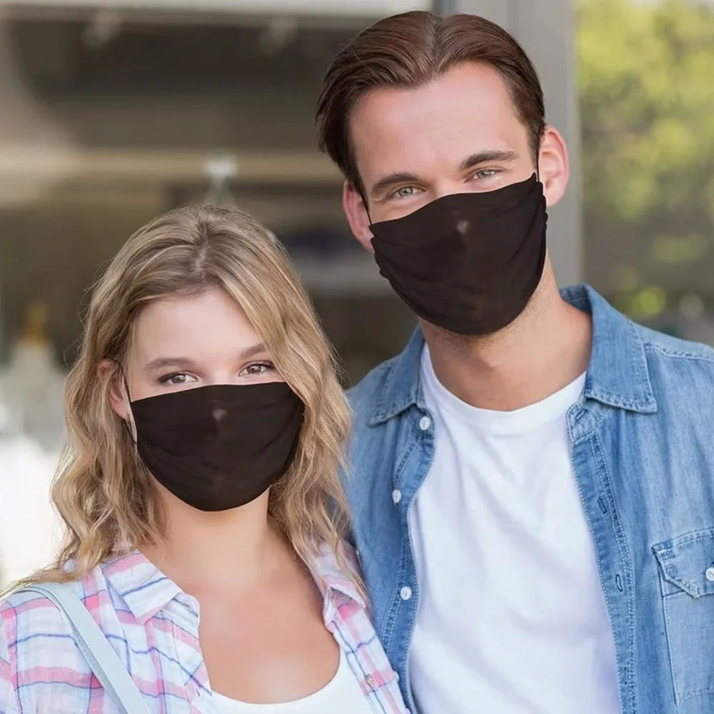 Elegant Black Reusable Face Mask